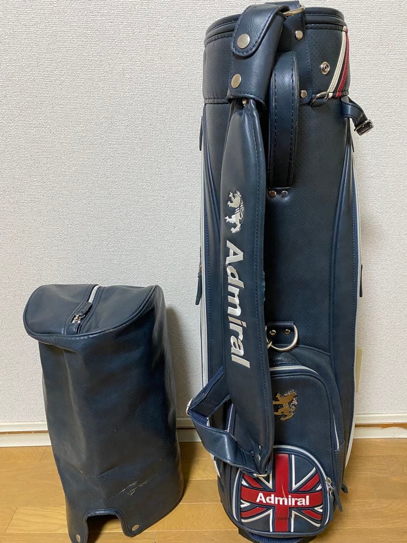 ※週末限定SALE Admiral ゴルフバッグ ネイビー
