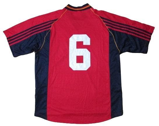 正規品 スペイン代表 1998/99 ホーム ユニフォーム #6 adidas