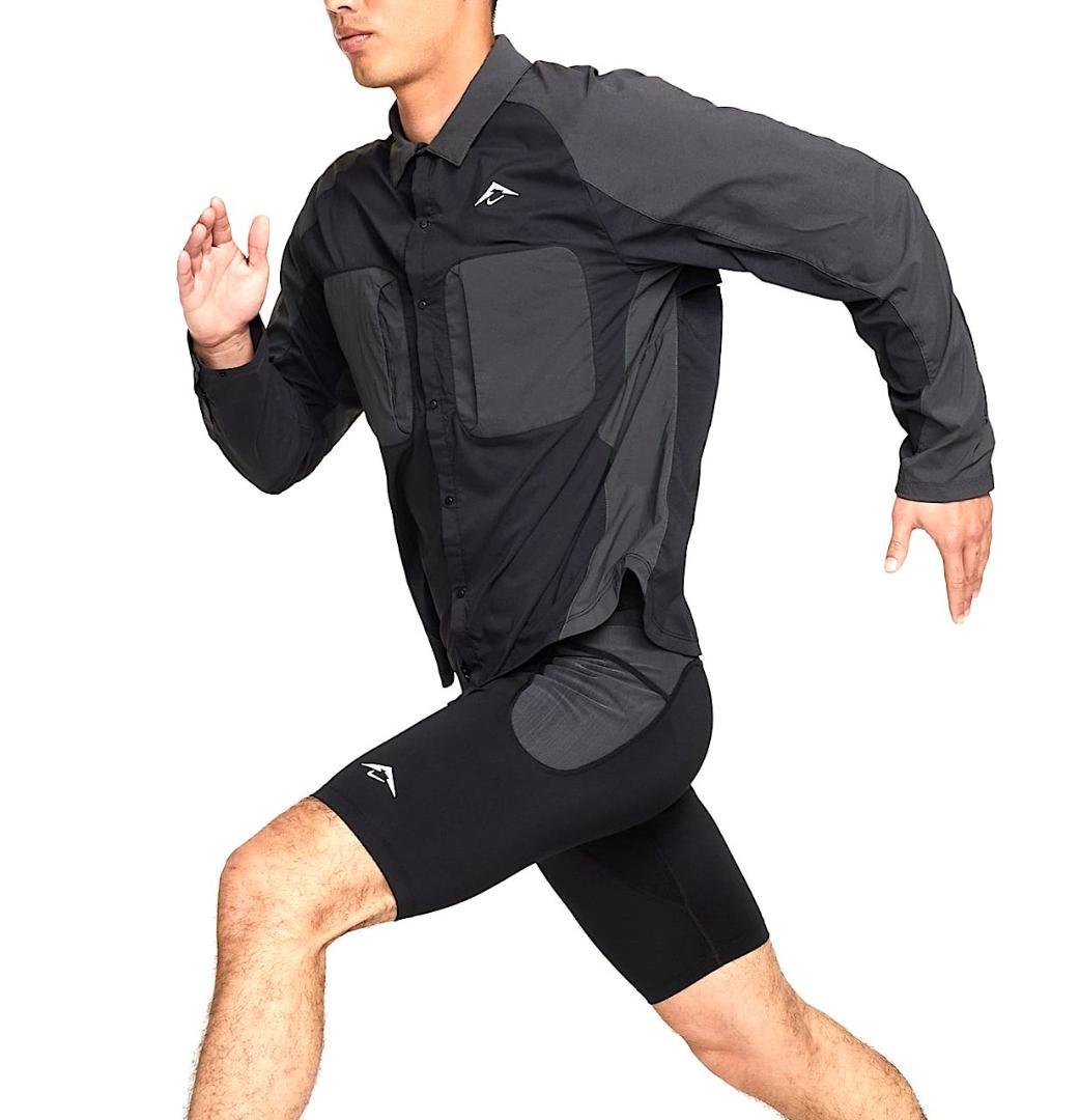 K2新品 L ナイキ トレイル ランニングシャツジャケット HJ5080-010