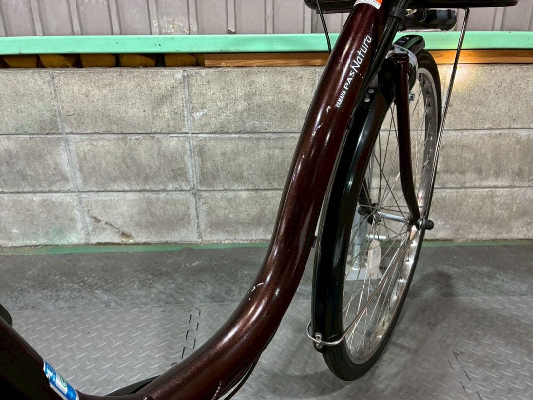 №8777電動自転車ヤマハPASナチュラ26インチ