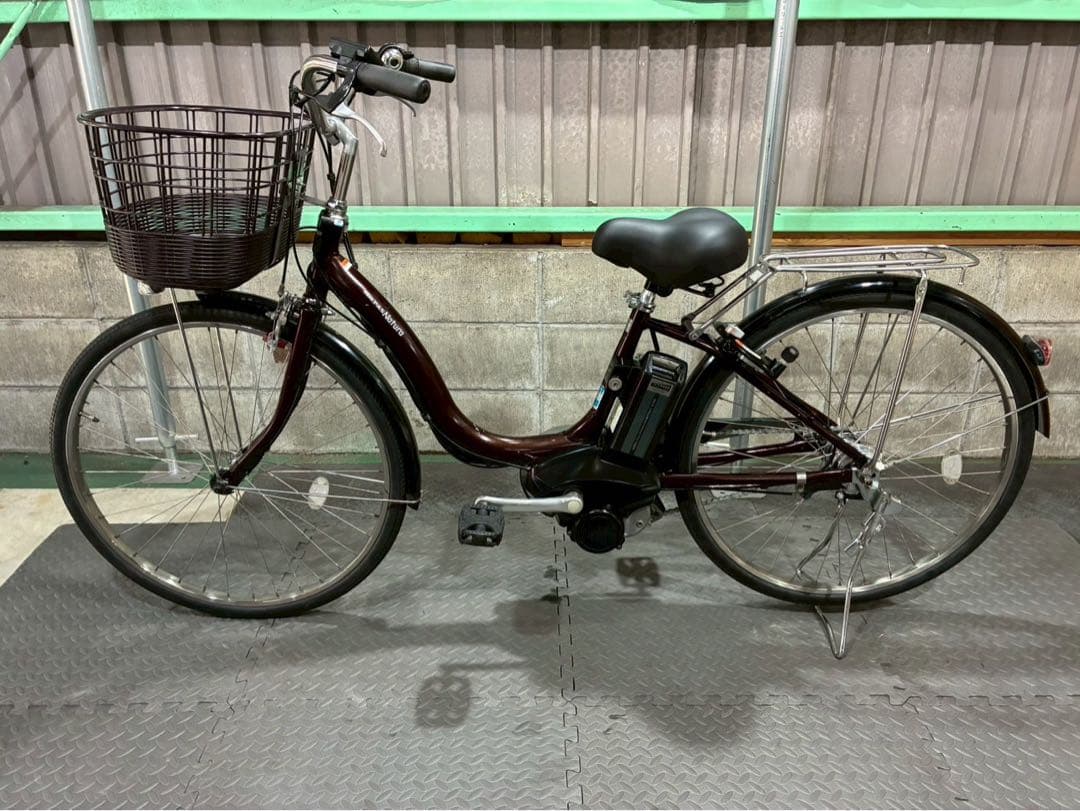 №8777電動自転車ヤマハPASナチュラ26インチ