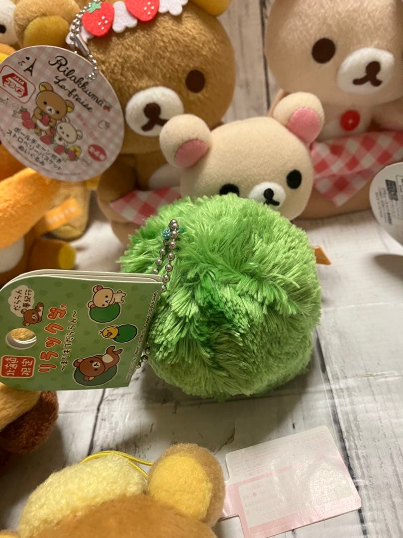 【美品/タグ付き】リラックマ コリラックマ いちご　ストロベリーバスケット