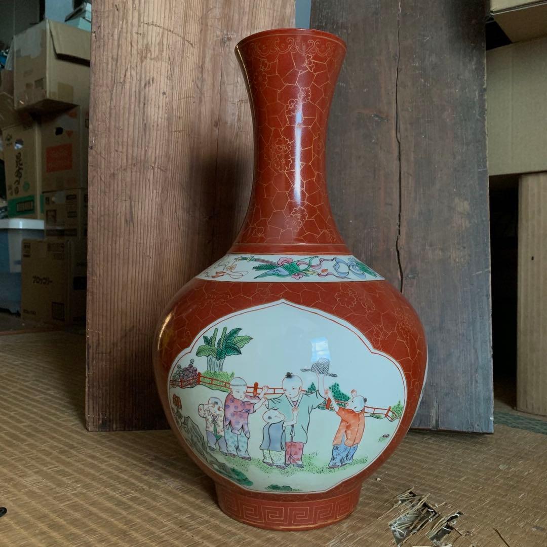 中国　骨董品　壺