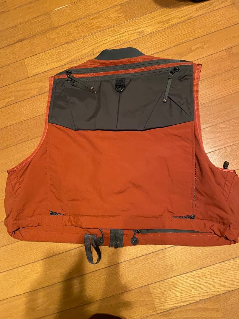 SIMMS フィッシングベスト S オレンジ　新品　サイズS