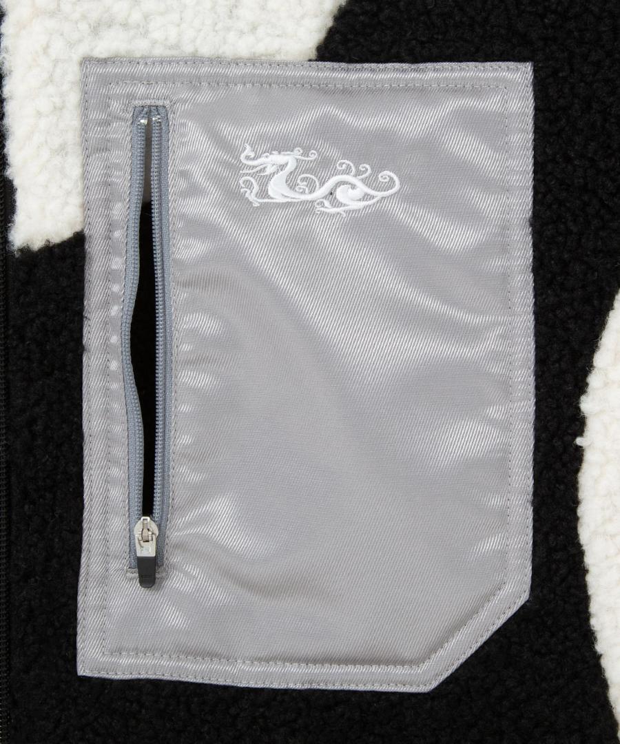 新品☆ダンスウィズドラゴン カールボア ブルゾン☆ホワイト☆XLサイズ
