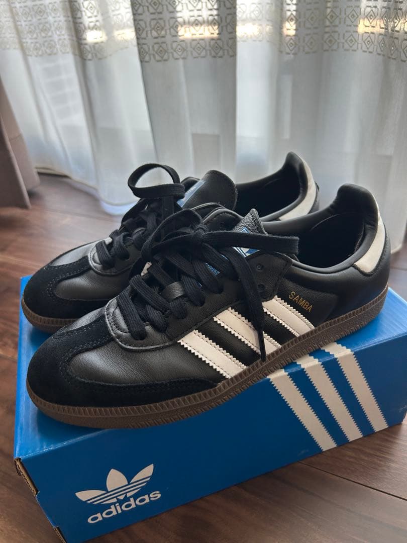 adidas Samba ブラック/ホワイト シューズ