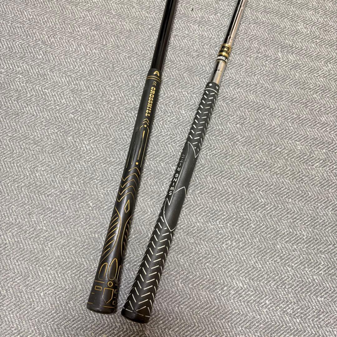 旧ドライバー2本セットツルヤ CROSSHILL チタン ＆希少パーシモン 1W