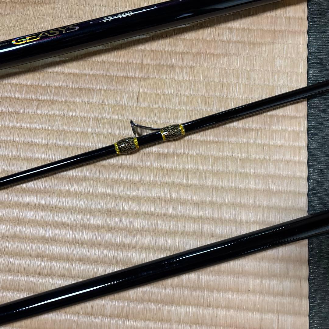 希少　釣竿がまかつGEASYS フィッシングロッド 35-400 専用ケース付き