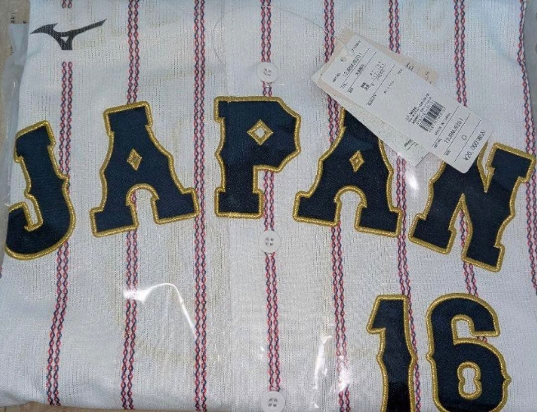 大谷翔平選手2026年ワールドベースボールクラシックユニフォーム、サイズo