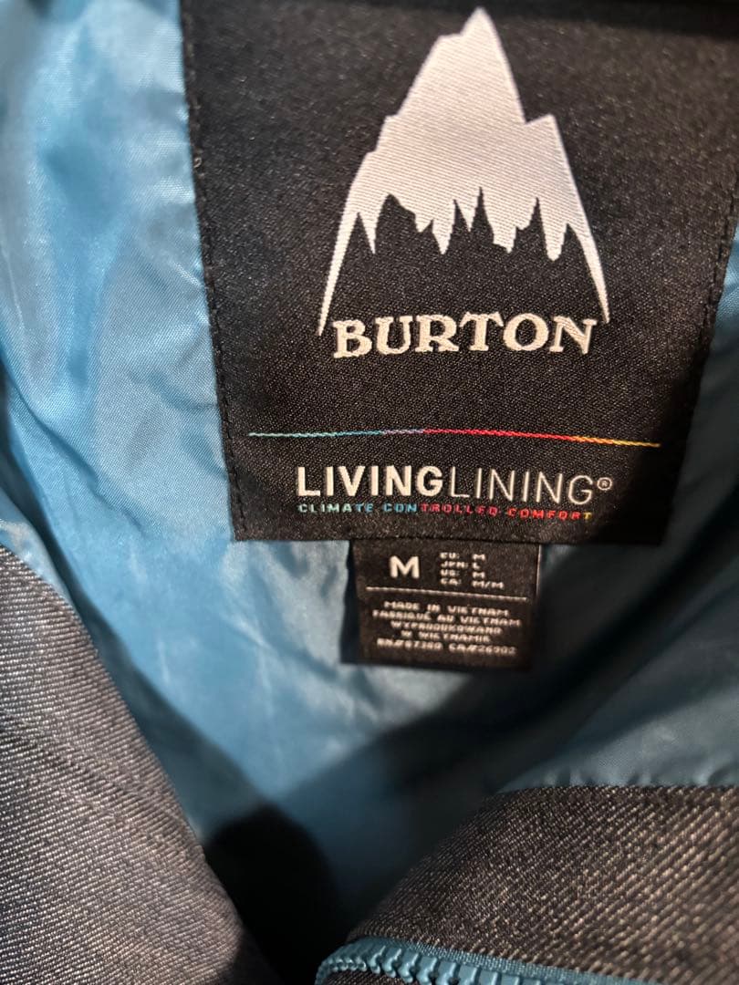 BURTON スノーボードジャケット M ダークグレー