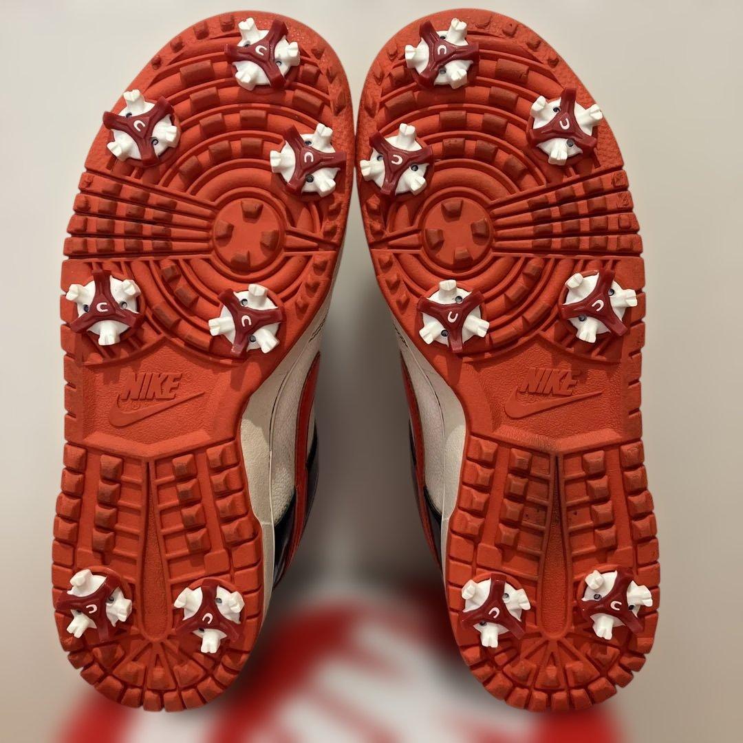 【極美品】NIKE ダンク　ゴルフシューズ ホワイト/ネイビー/オレンジ