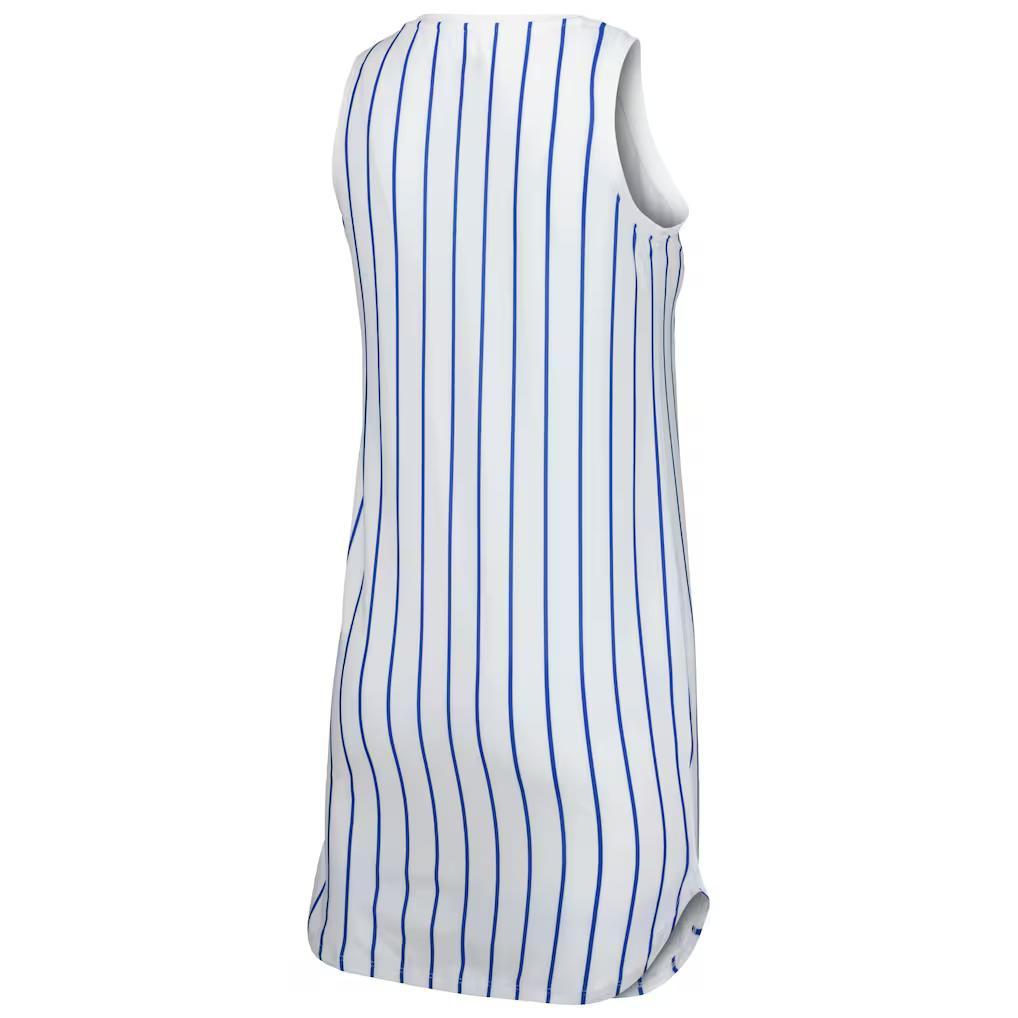 ドジャース レディース シャツ ノースリーブ Dodgers Pinstripe