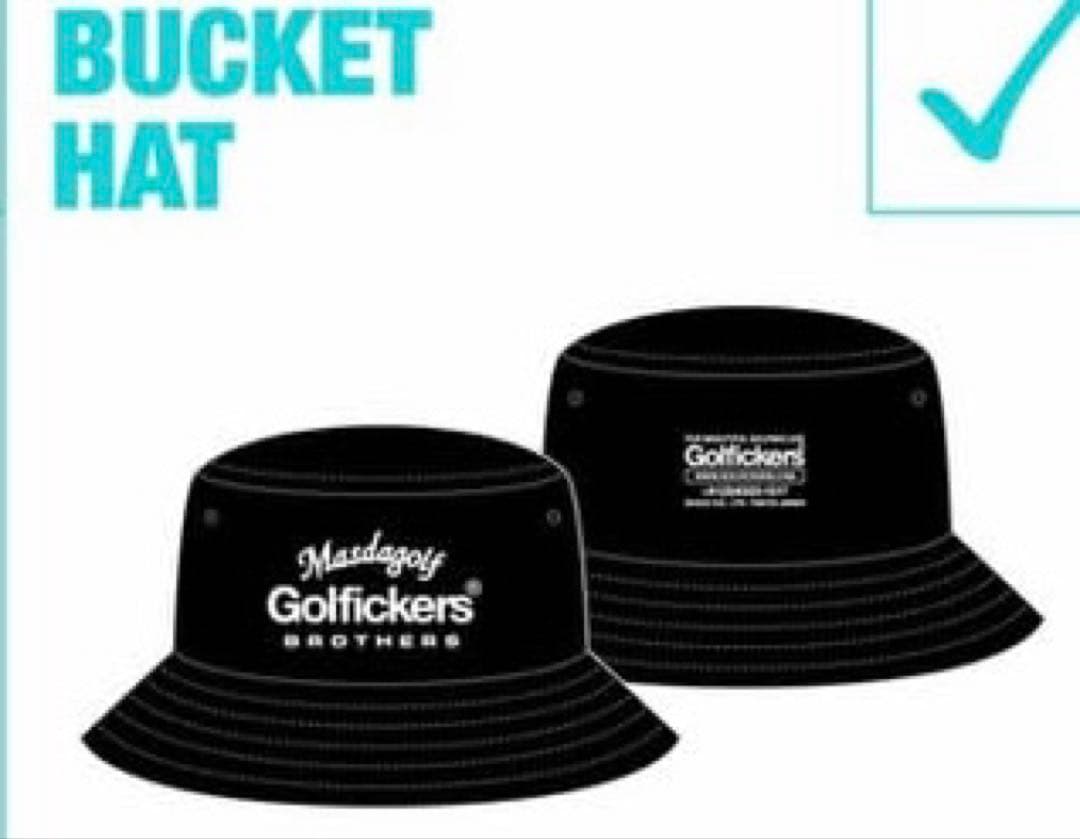 マスダゴルフ×Golfickersコラボ　JGF2026 バケットハット