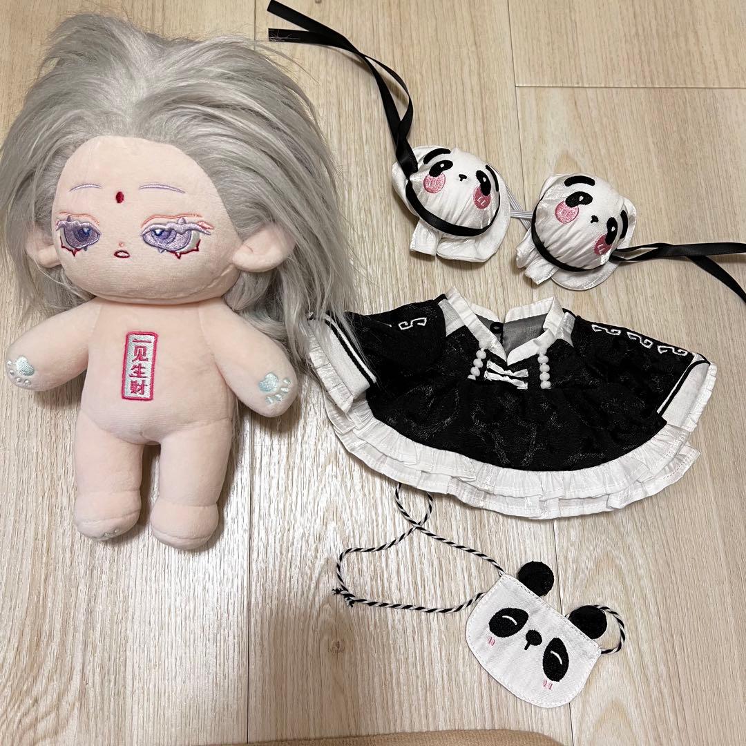 20cm着せ替えぬいぐるみ 衣装セットつき 無属性