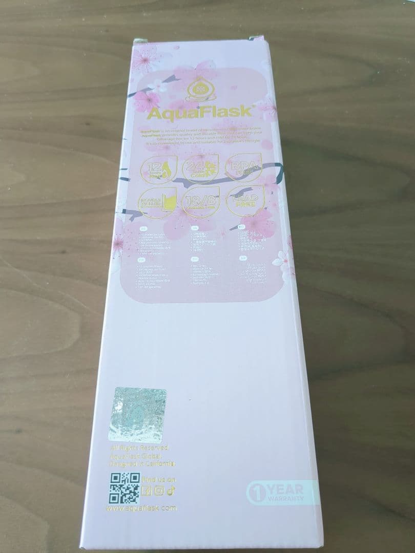 AquaFlask SAKURA 桜 水筒 ピンク