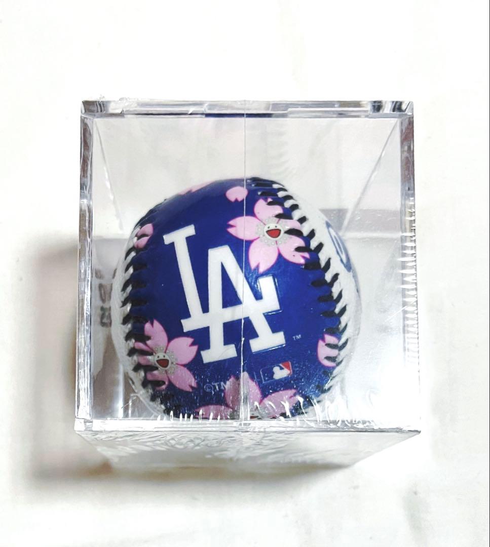 村上隆 Dodgers 桜デザイン 記念ボール ドジャース　大谷翔平