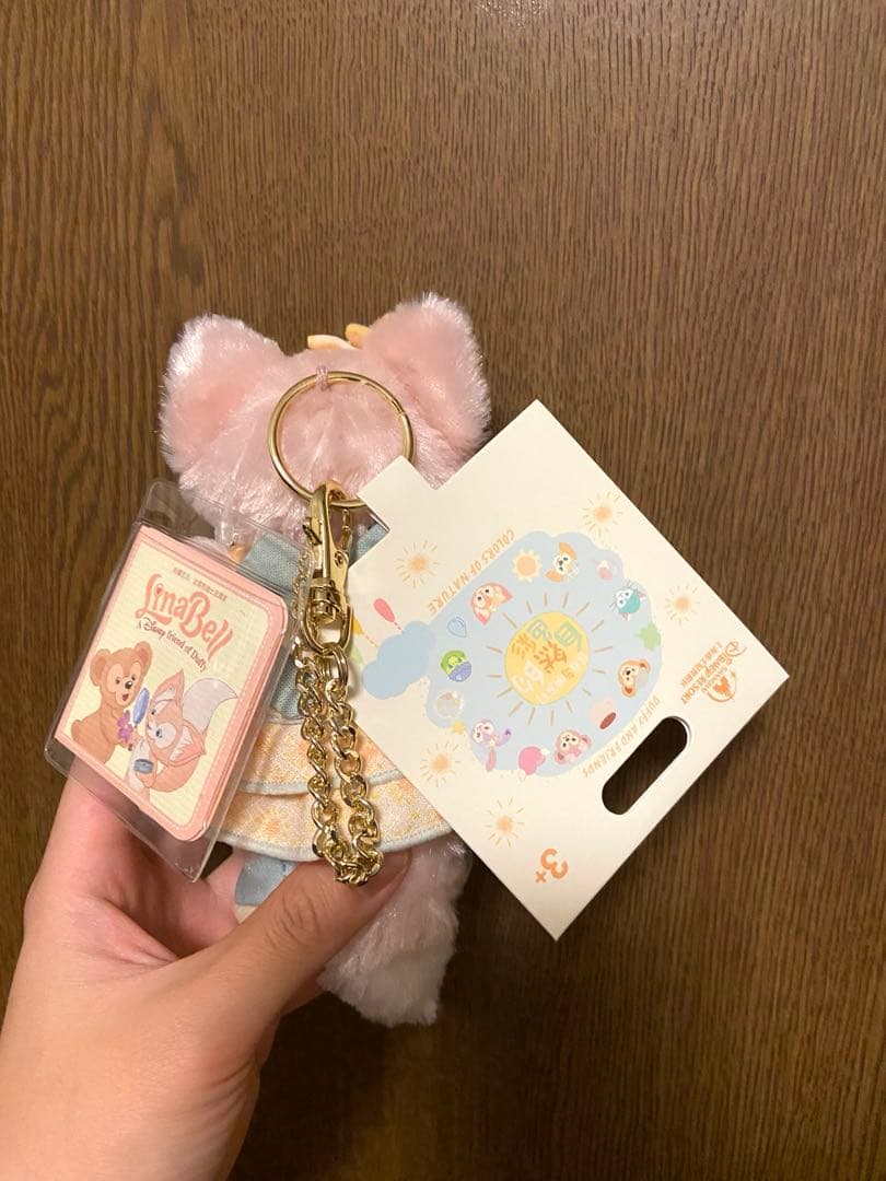 上海ディズニー　ナチュラルカラー　リーナベル　キーホルダー