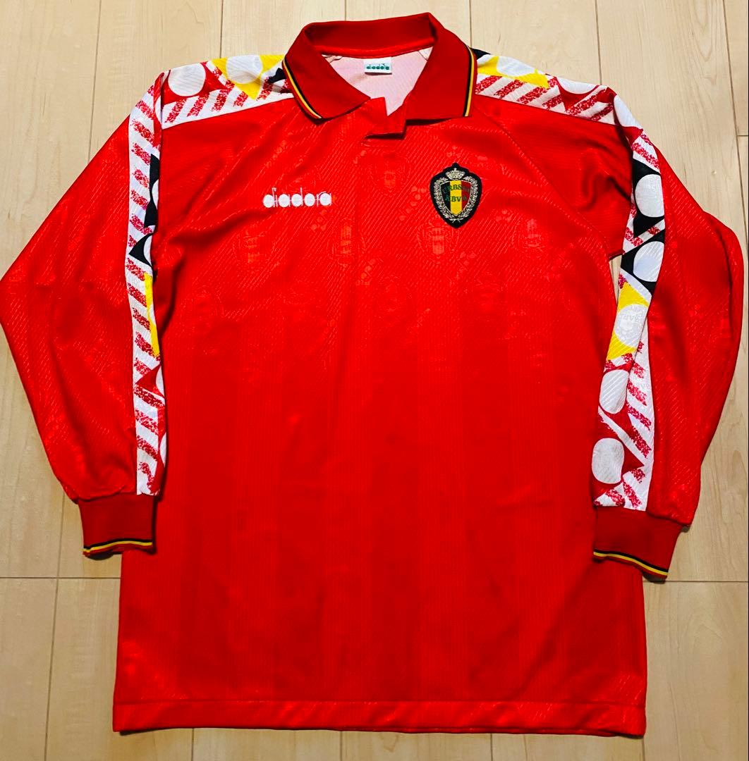 diadora ディアドラ サッカーベルギー代表 ユニフォーム