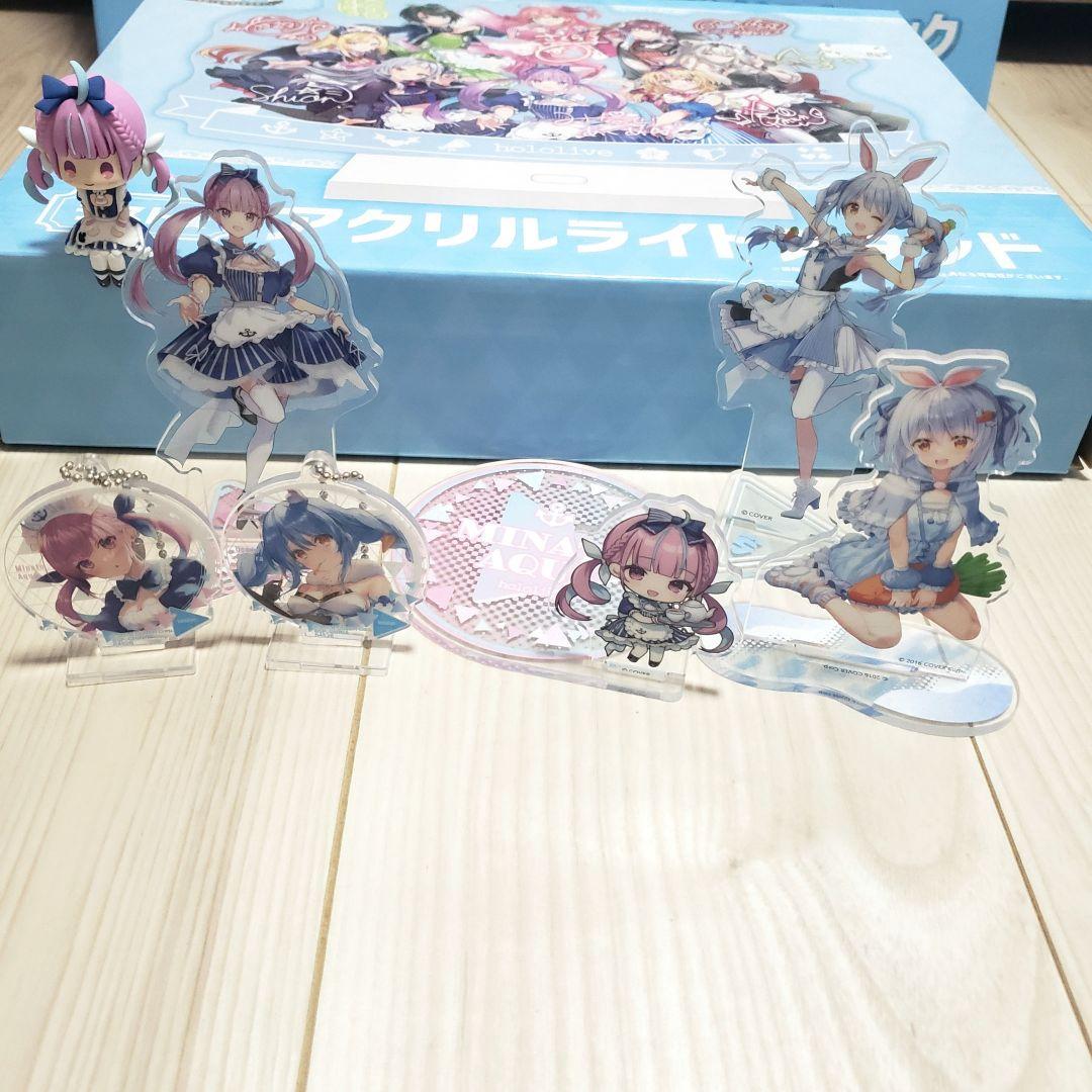 ホロライブクッキングくじ ラスト賞 アクリルライト アクリルクロックまとめ売り