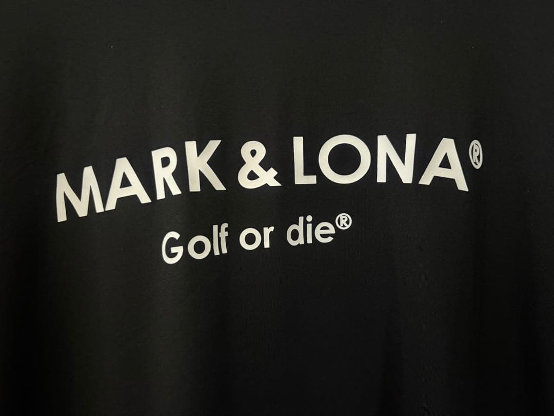 MARK & LONA マークアンドロナ　ゴルフウエア　長袖　ブラック　メンズ