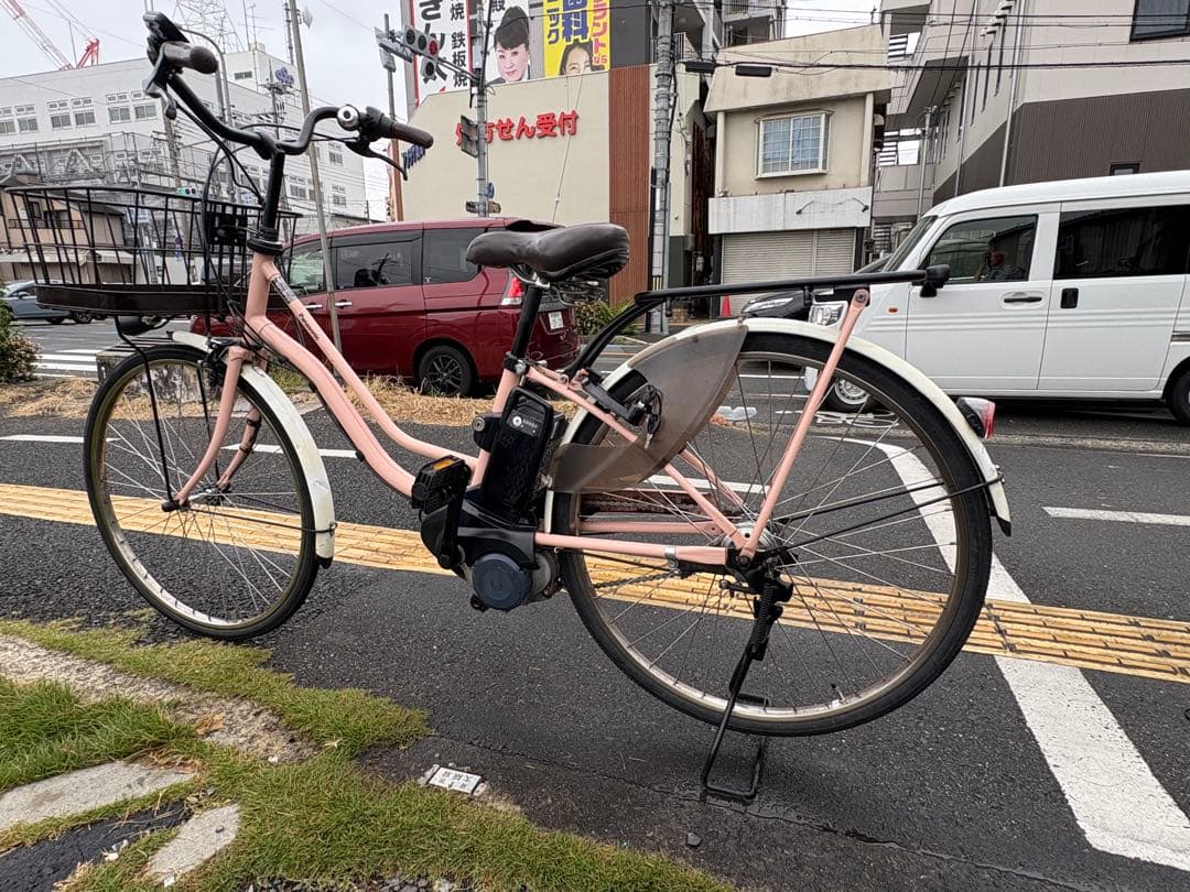 中古 Panasonic電動アシスト自転車　12Ah4点灯　大阪