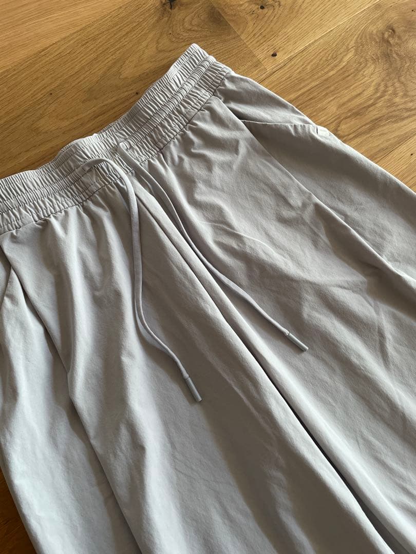 アンダール andar Airst ワイドパンツ Mロング ミストグレー