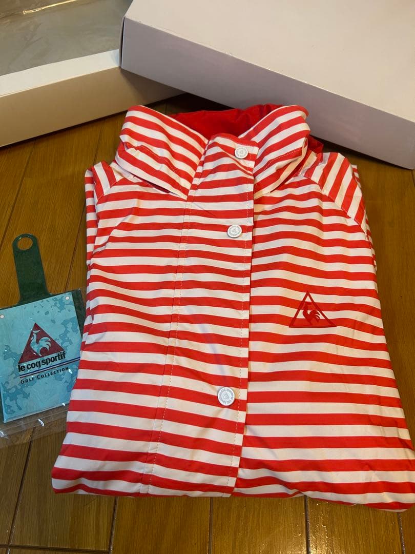 【未使用】ルコック(Le coq sportif)ゴルフ用 レインウェアLサイズ