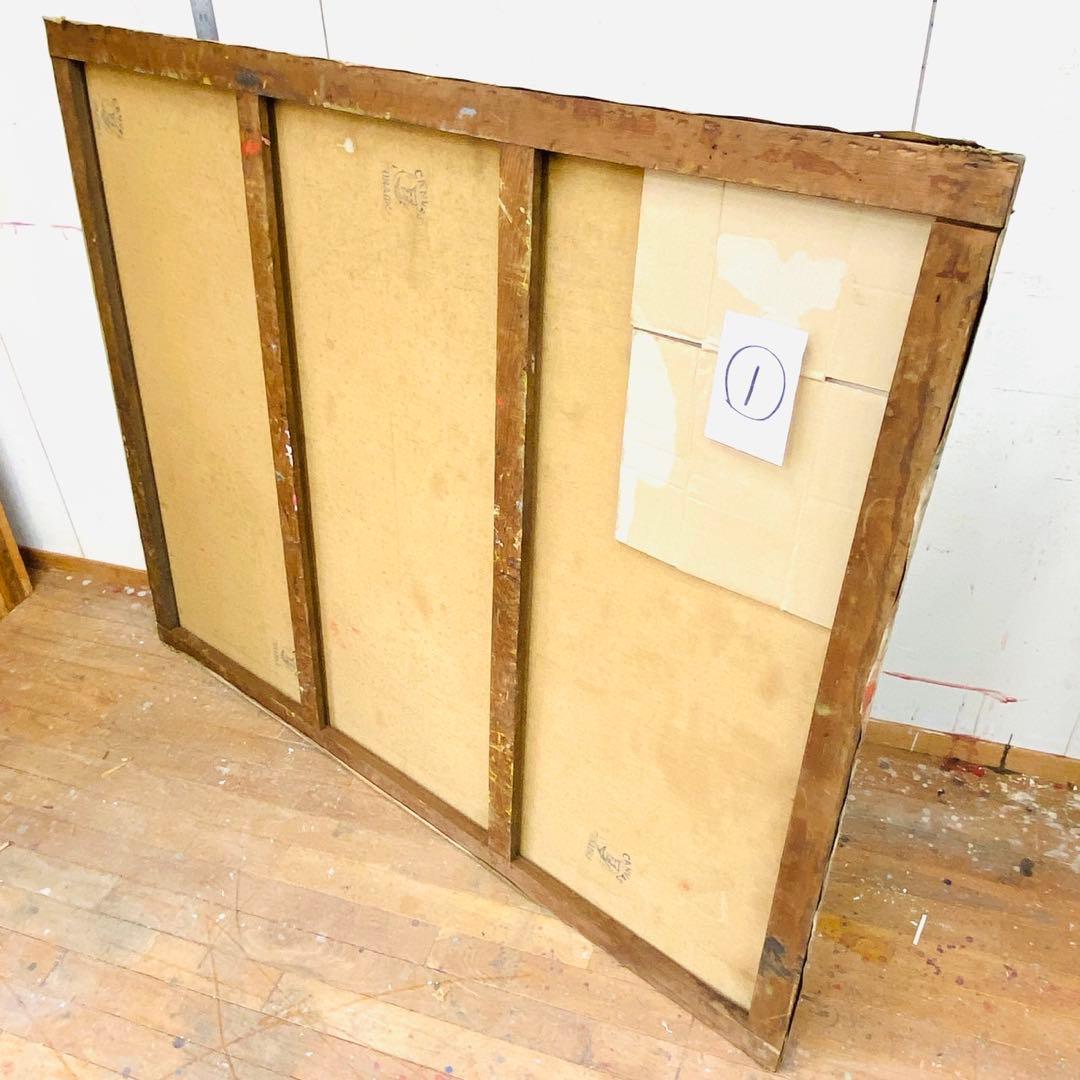 絵画用 木枠 キャンバス枠 F100号 メーカー不明 使用感あり 送料込み ①