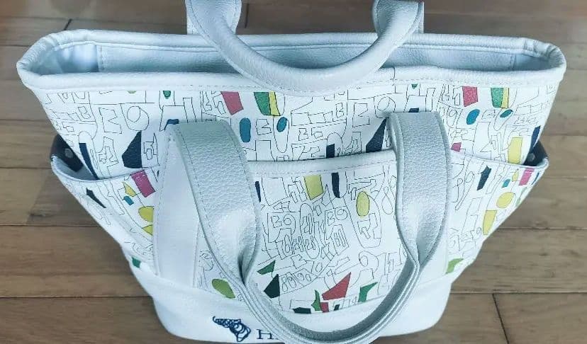 【美品】ヘラルボニーHERALBONY ゴルフトートバッグセット 大小2点