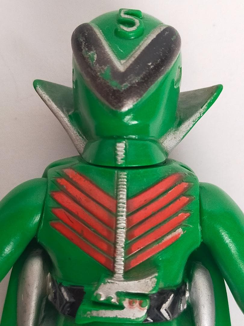ポピー　ミドレンジャー　１３ｃｍ　ソフビ　当時物　ゴレンジャー