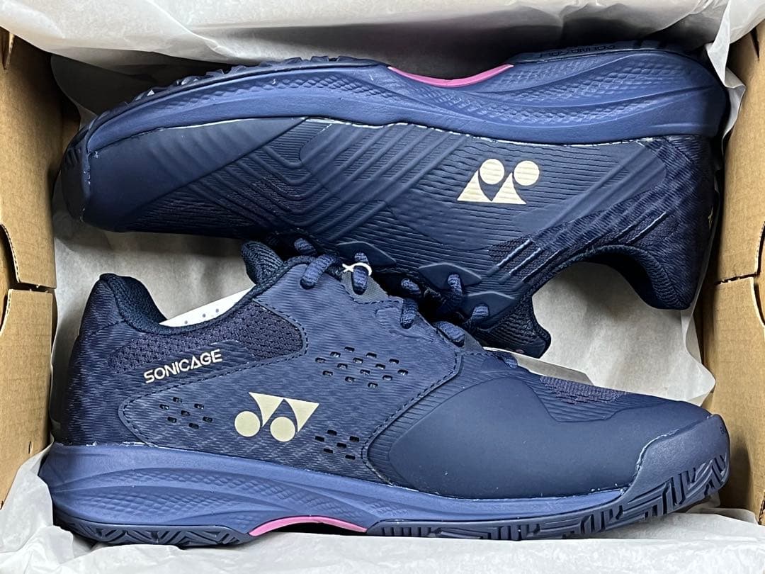YONEX 26 テニスシューズ オールコート用 4Ewide 554 27.5