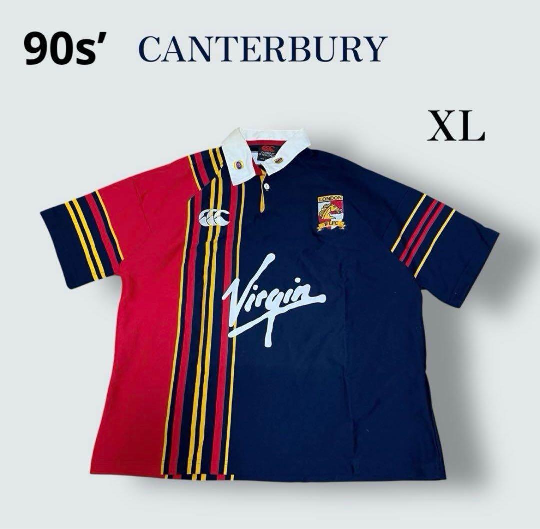 90s’未使用に近いカンタベリー オーストラリア製ラガーシャツXL