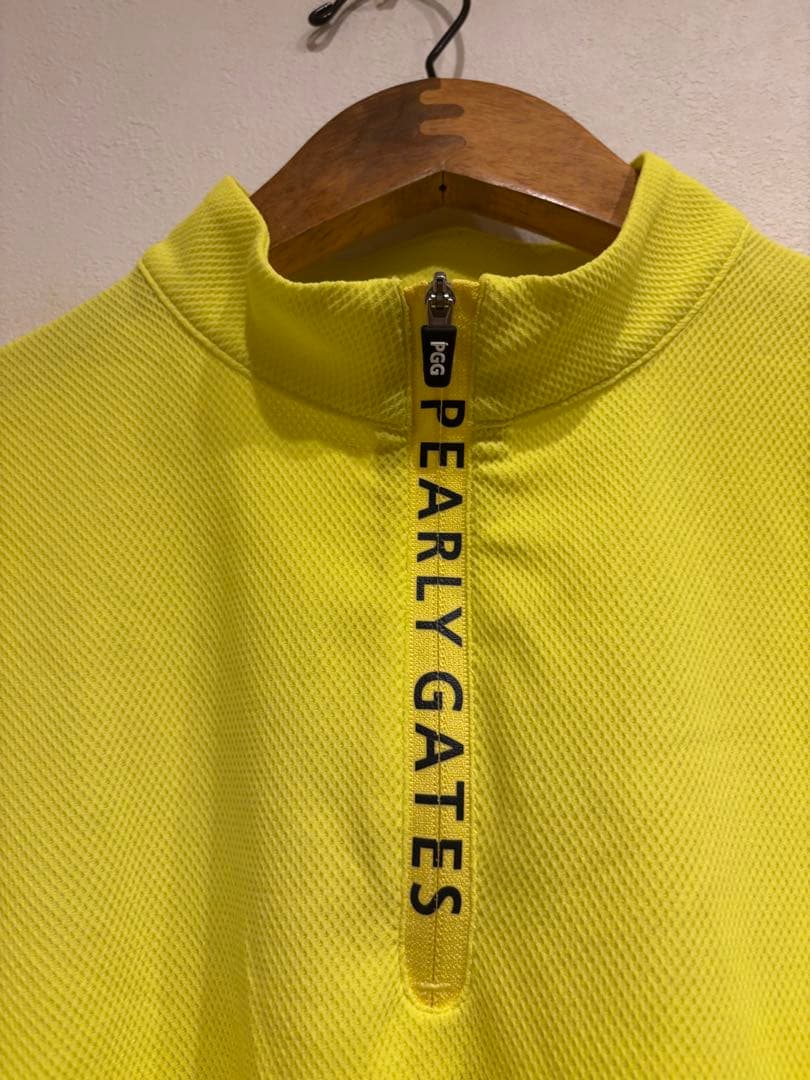 PGG PEARLY GATES パーリーゲイツ ハーフジップ 半袖 Tシャツ