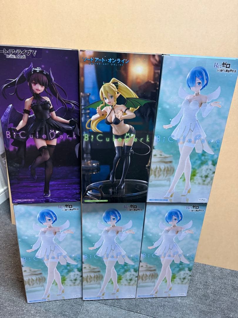 美少女　BICute フィギュア まとめ売り　レム　リーファ　時崎狂三