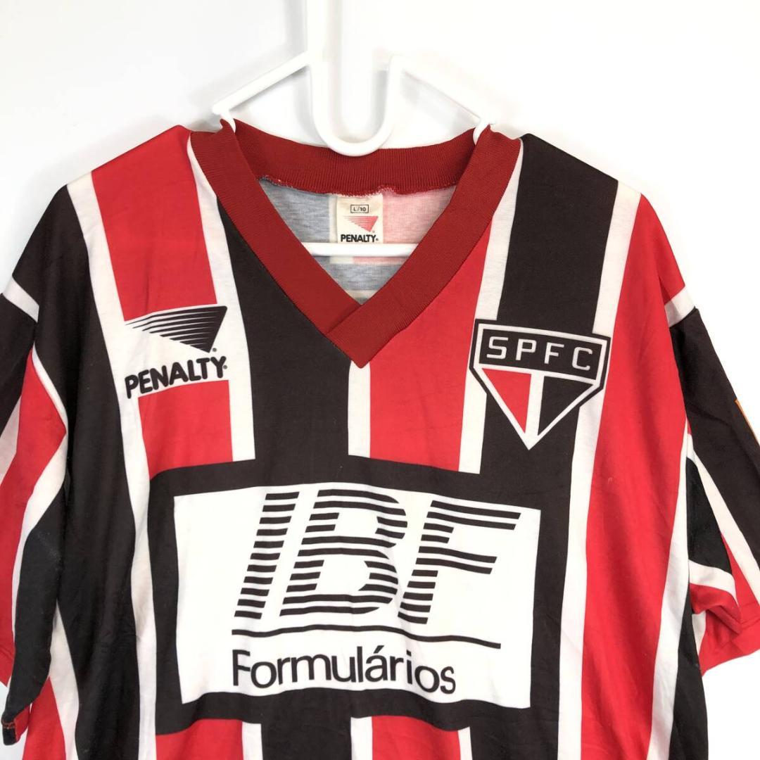 90s 91-92 ペナルティ サンパウロFC 半袖ユニフォーム L 半袖