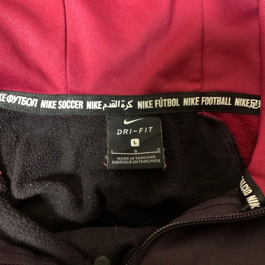 NikeFC ジャージ上下セット 赤/黒