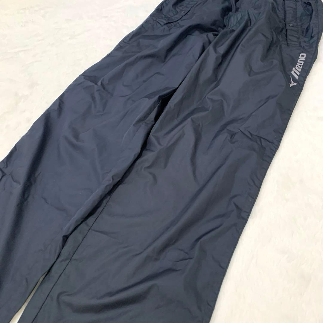 【長袖・半袖2Way仕様】MIZUNO ミズノ レインジャージ 黒 M