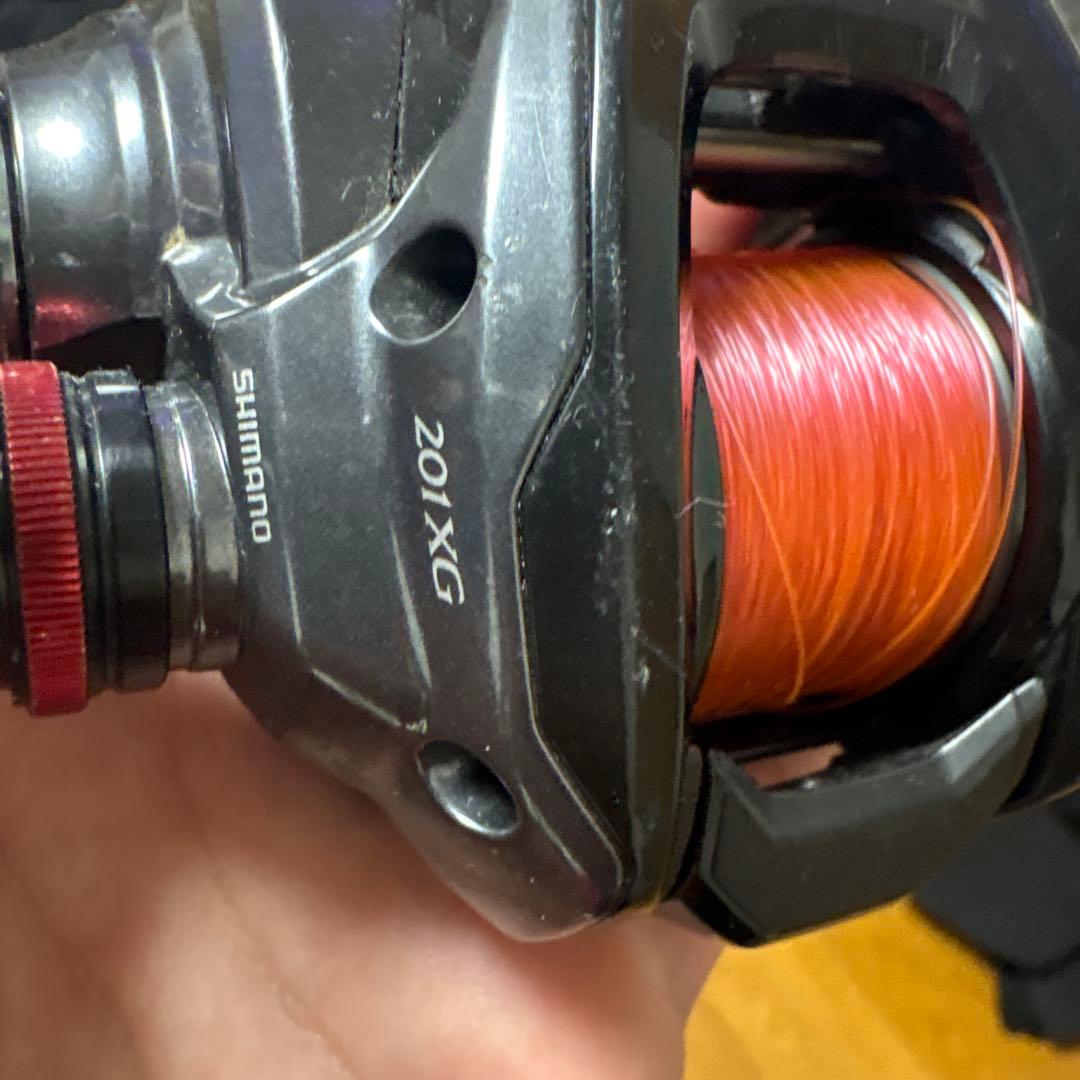 SHIMANO 201XG ベイトリールラインは取り外します