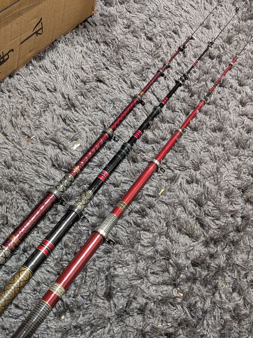 ダイワカーボウィスカー飛竜1号5.4mシマノファインカーボン1号5.4m+一本