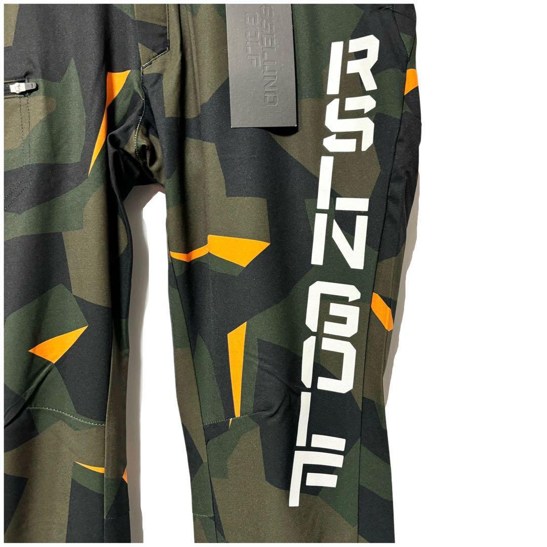 ラッセルノ ゴルフ ブランド ロゴ ストレッチ ロングパンツ カーキ M 4