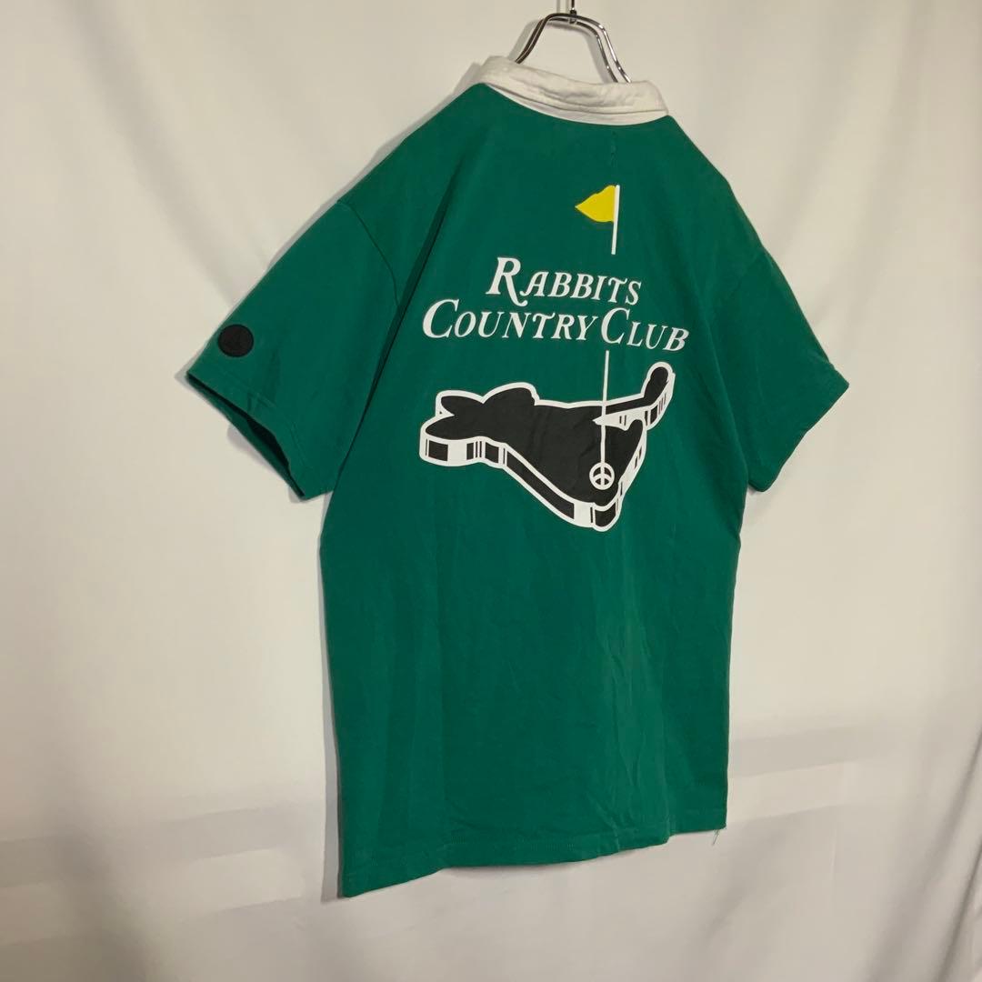 【希少】 FR2 golf ポロシャツ　グリーン×ホワイトカラー