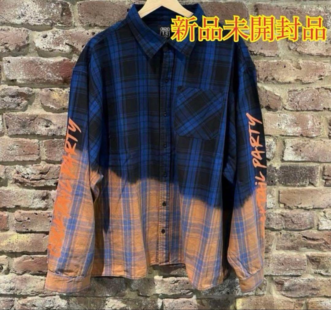 新品 LiSA カクテルパーティー　 カクテルチェックシャツ