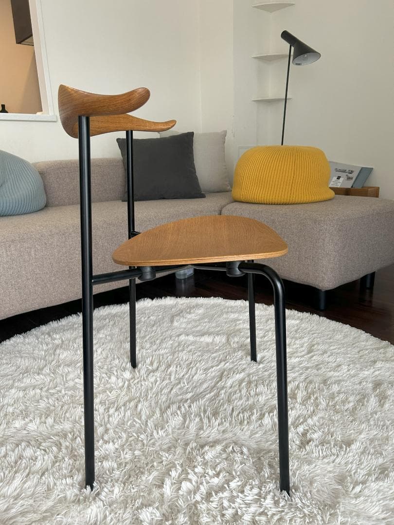 CH88T オーク材オイル仕上げ　ブラックフレームCARL HANSEN&SON