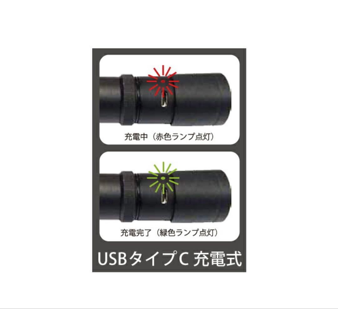 RED DRAGON RF17R 懐中電灯 USB充電式
