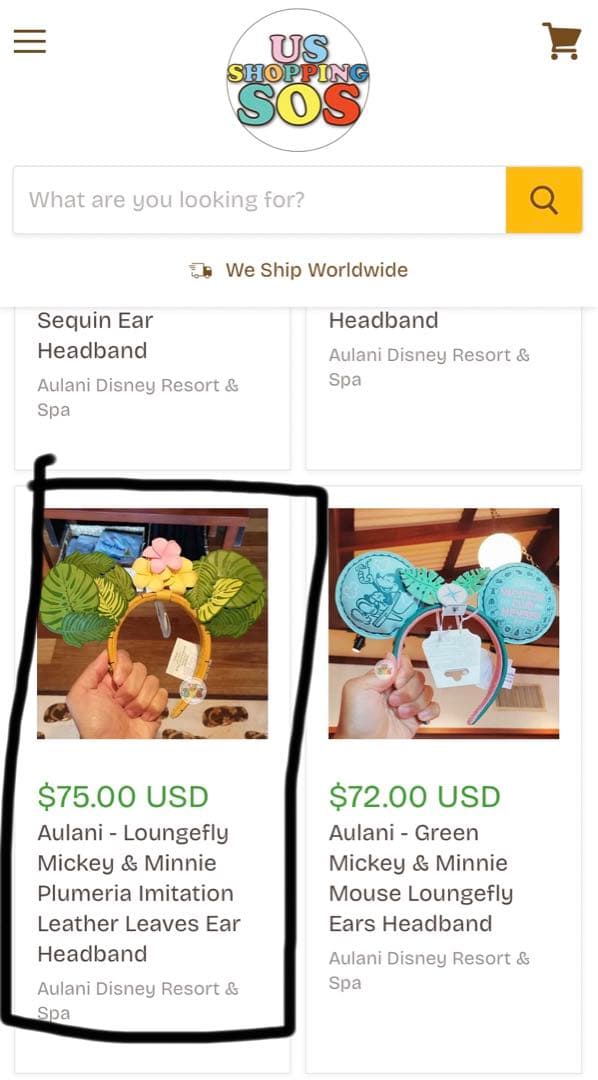 Aulani Disney Parks カチューシャ