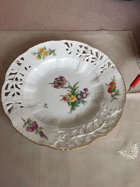 ロンドンクリスティーで落札した1900年前後のコペンハーゲン25cmの絵皿12枚