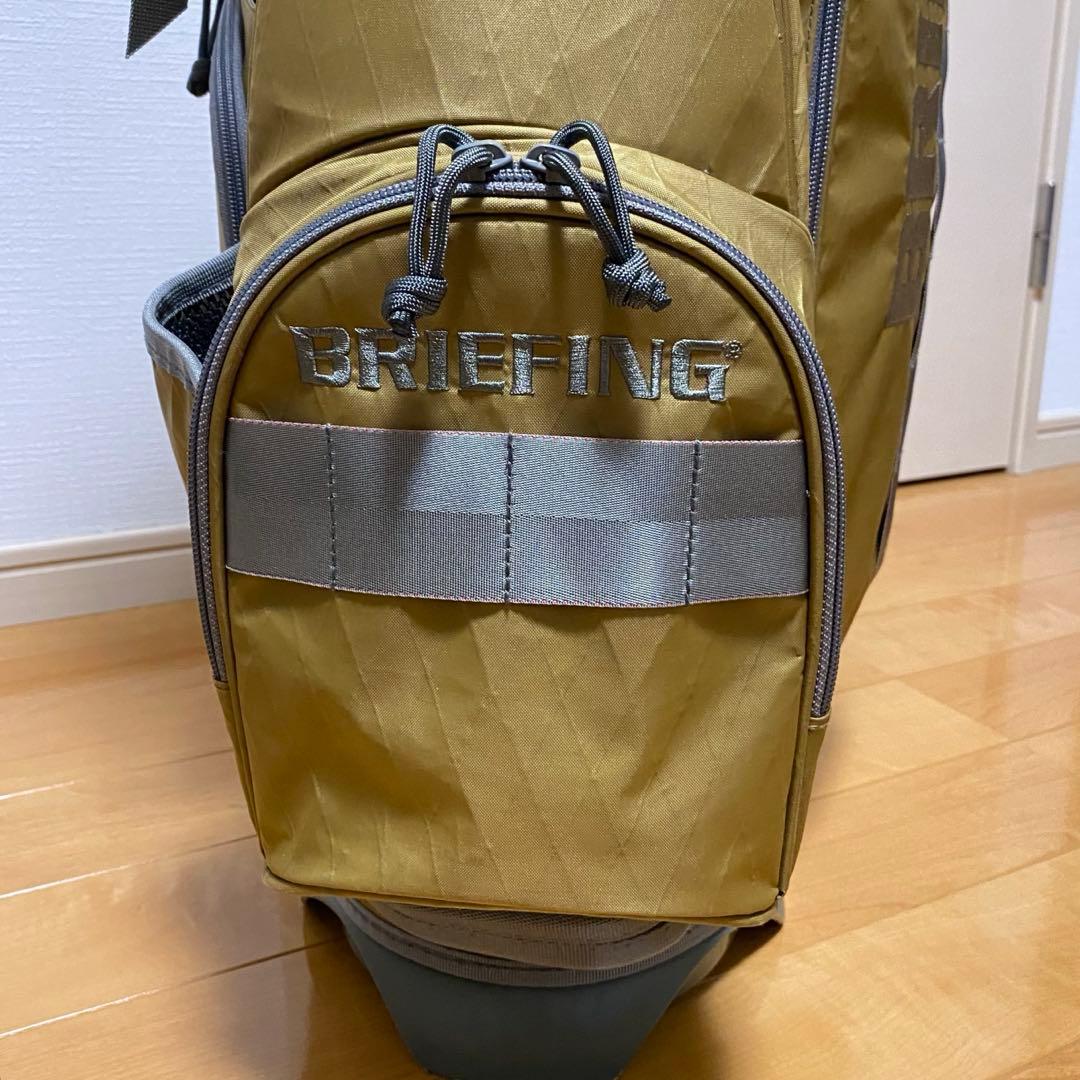 BRIEFING ブリーフィング キャディバッグ カーキ ゴルフ