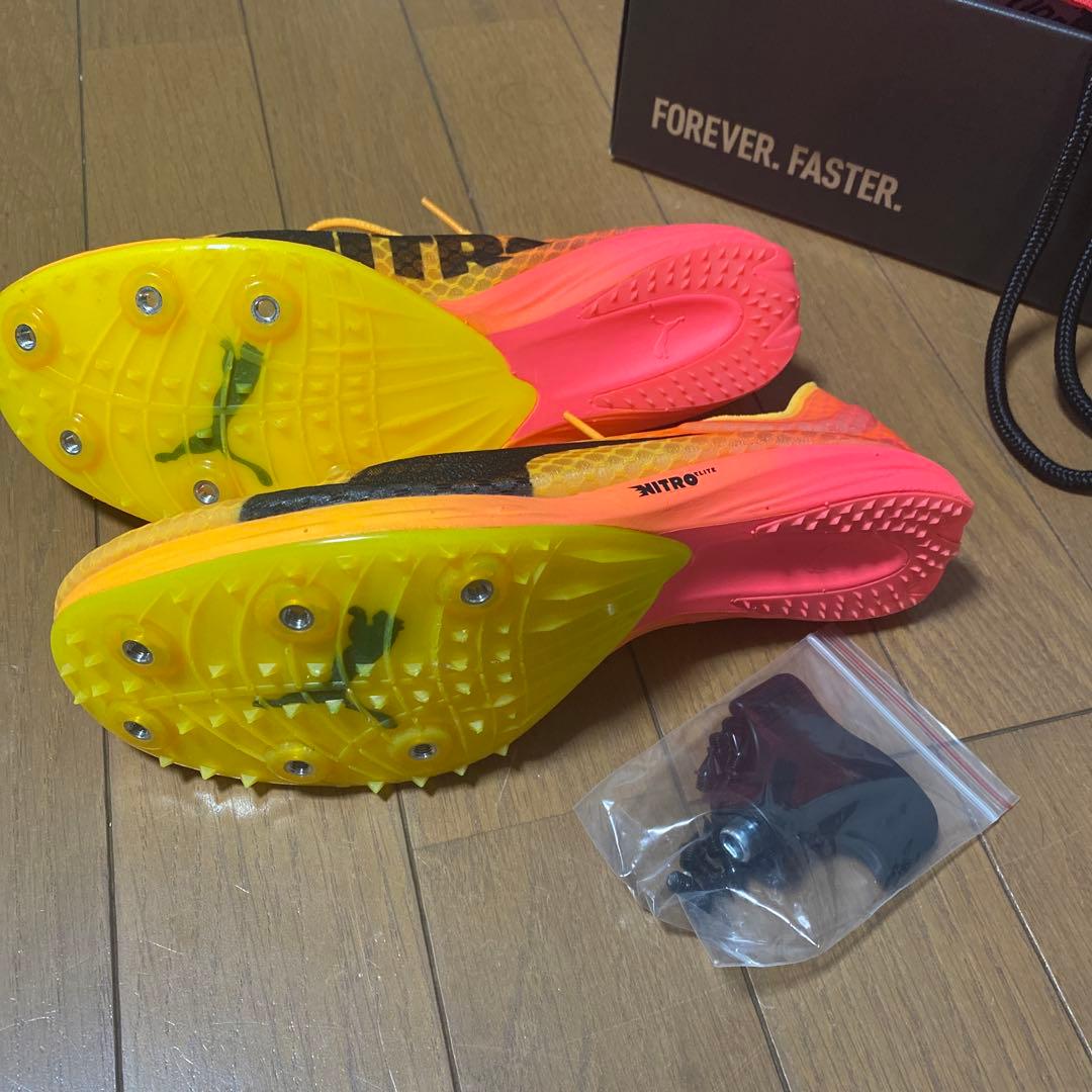 PUMA 陸上スパイク エヴォ ディスタンス ニトロエリート＋4 25.5