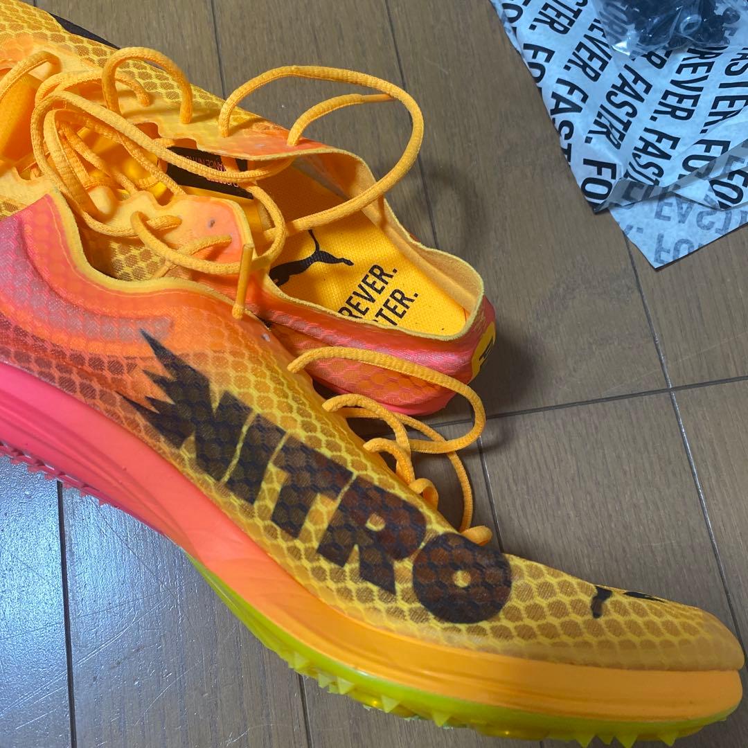 PUMA 陸上スパイク エヴォ ディスタンス ニトロエリート＋4 25.5
