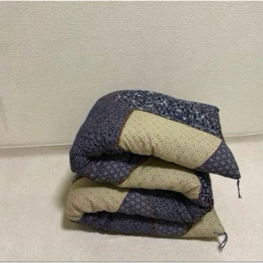 寺子屋 長座布団 長枕 真綿100% 和柄新品未使用 アジアン 和風 昼寝枕